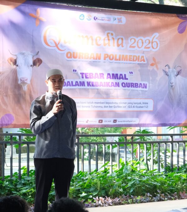 Dalam rangka memperingati Hari Raya Idul Adha 1447 H, Dewan Kemakmuran Masjid (DKM) Masjid Ar-Rahman Politeknik Negeri Media Kreatif (Polimedia) menggelar kegiatan penyembelihan hewan qurban