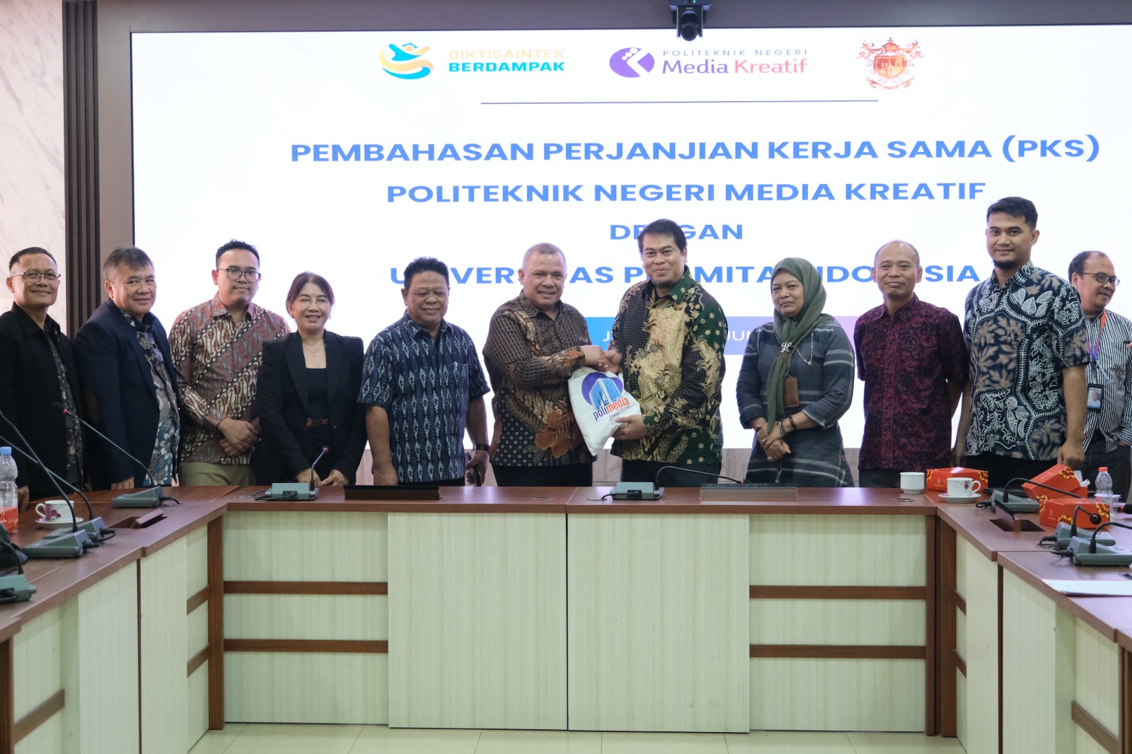 Kolaborasi Berkelanjutan: Polimedia dan UNPRI Perluas Kerja Sama Akademik dan Ekonomi Kreatif