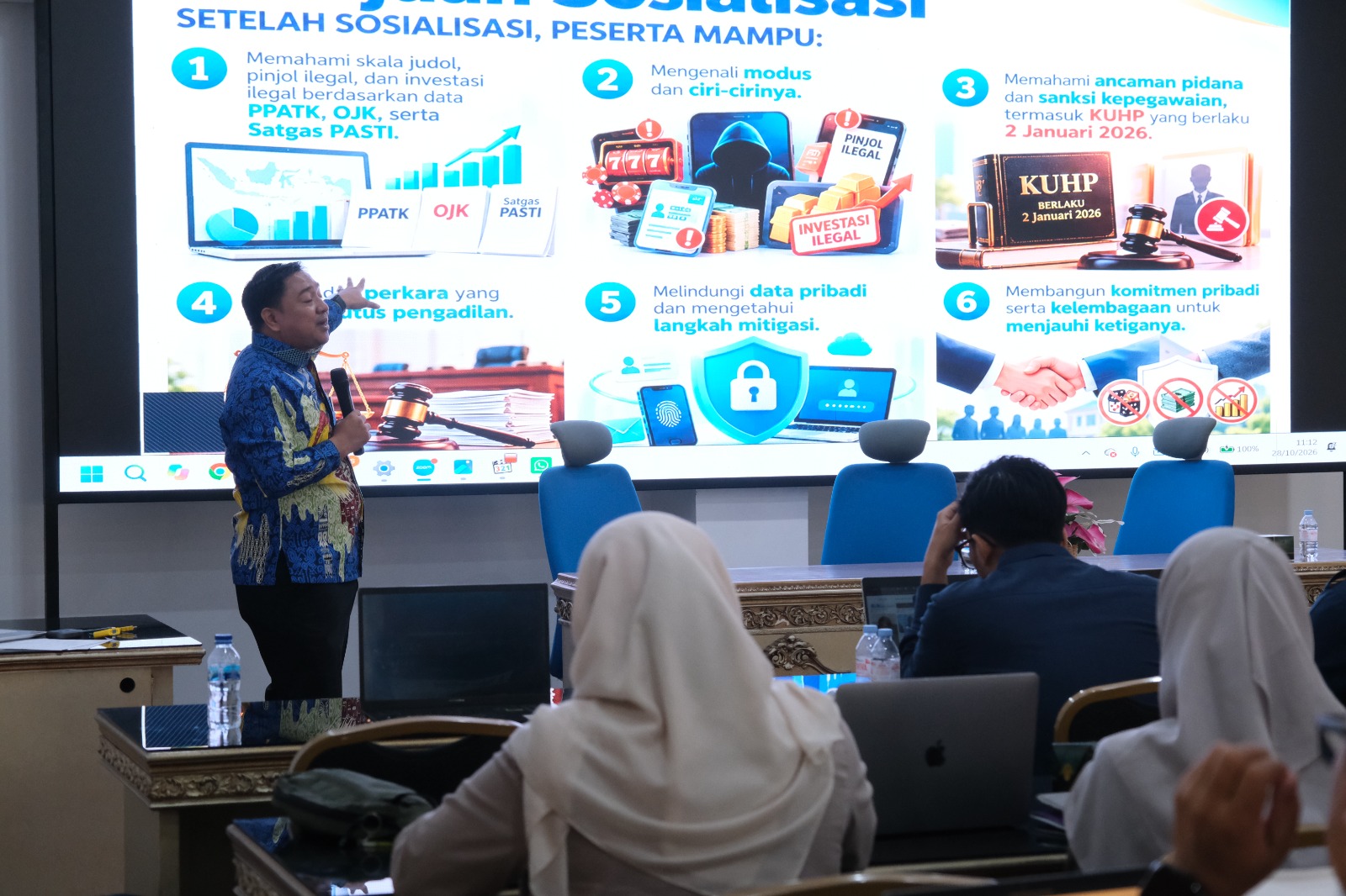 Tingkatkan Kesadaran Bahaya Finansial Digital, SPI Polimedia Gelar Sosialisasi Anti Judi Online dan Pinjaman Online Ilegal